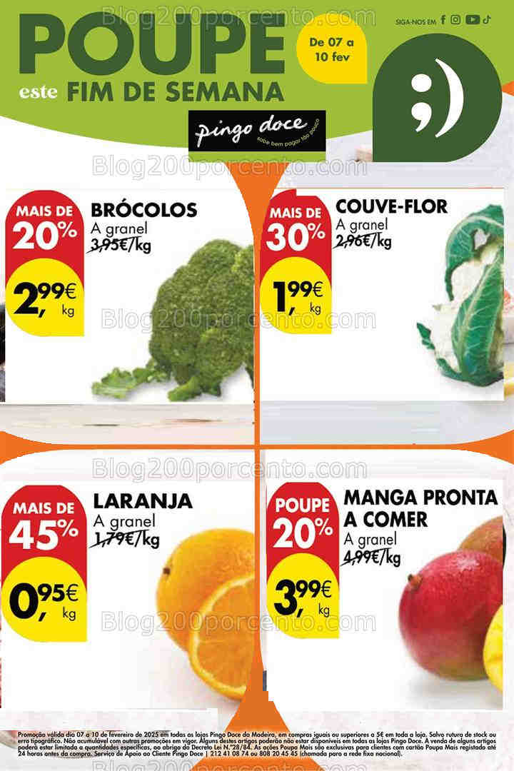Antevisão Folheto PINGO DOCE Madeira Promoções Fim de Semana - 7 a 10 fevereiro
