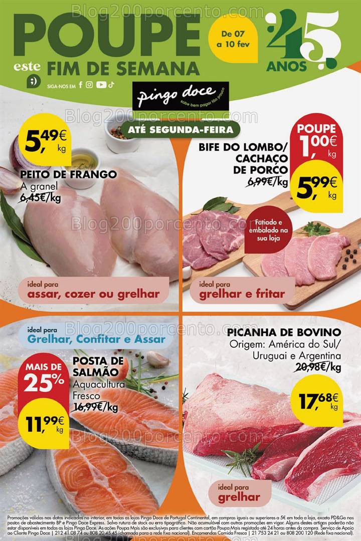 Antevisão Folheto PINGO DOCE Promoções Fim de Semana - 7 a 10 fevereiro