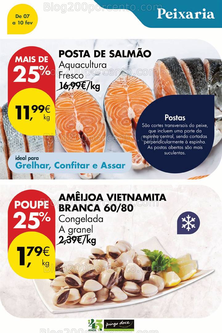 Antevisão Folheto PINGO DOCE Promoções Fim de Semana - 7 a 10 fevereiro