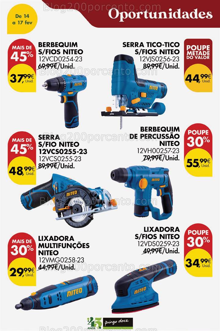 Antevisão Folheto PINGO DOCE Promoções Fim de Semana - 15 e 16 fevereiro