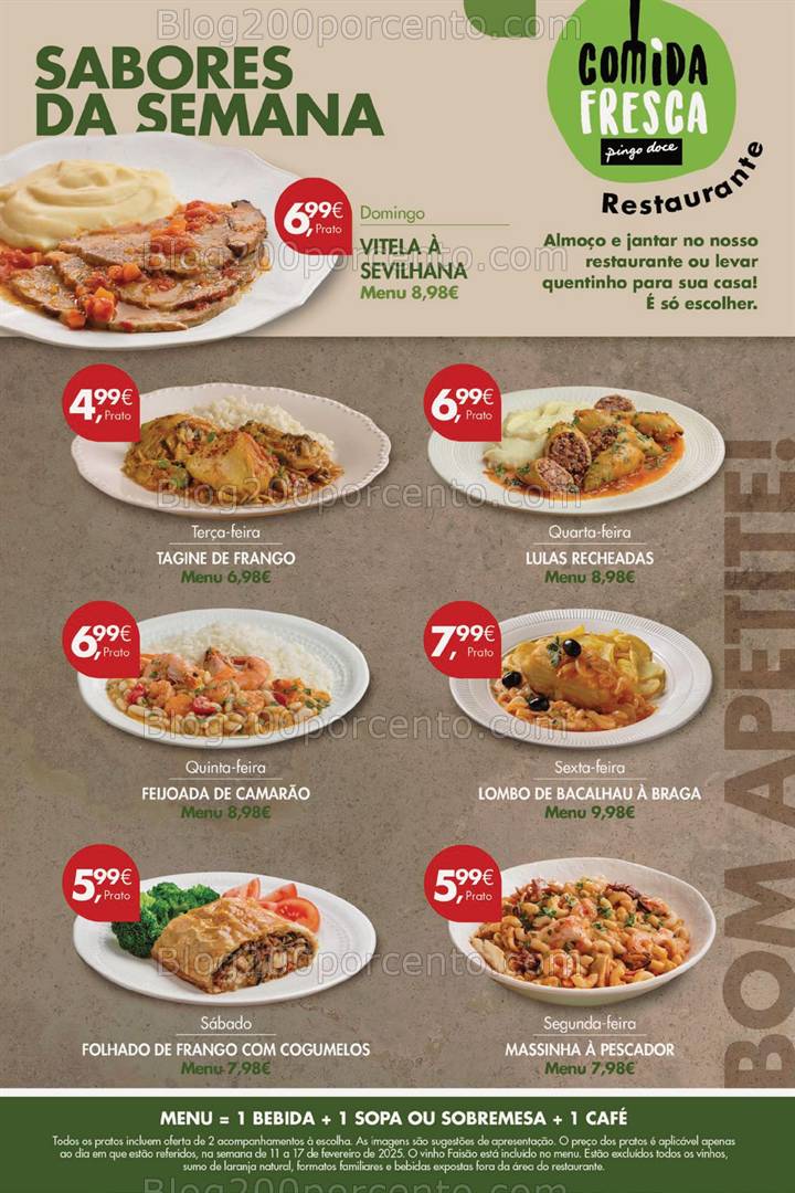 Antevisão Folheto PINGO DOCE Promoções Fim de Semana - 15 e 16 fevereiro