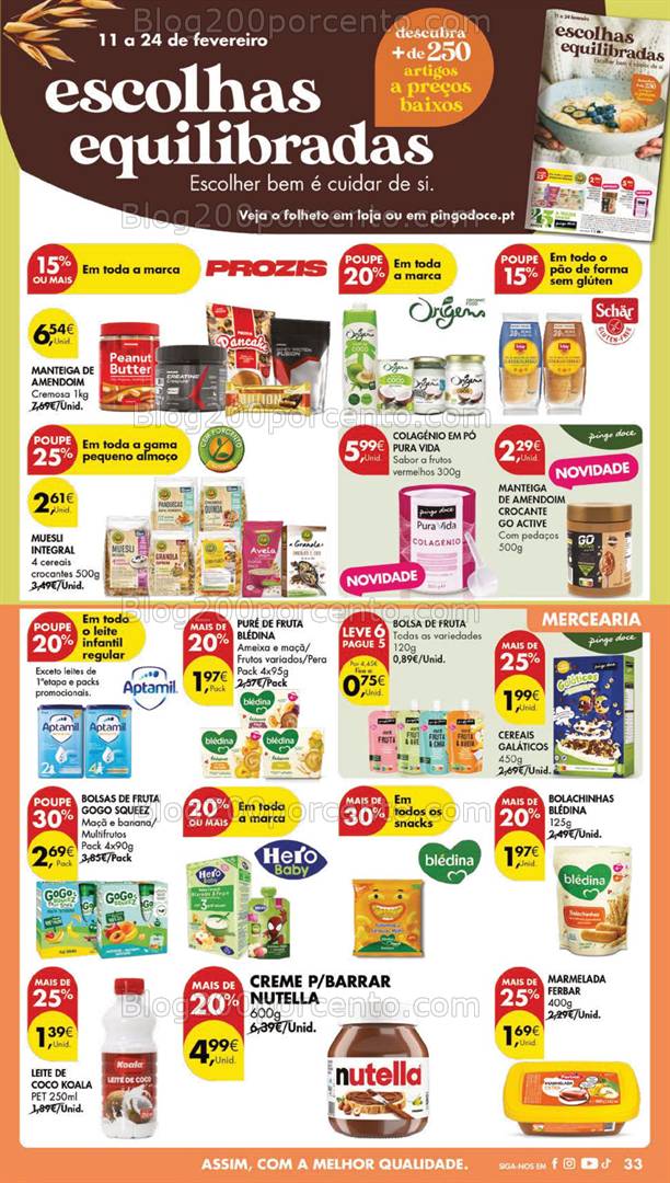 Antevisão Folheto PINGO DOCE Lojas Grandes Promoções de 11 a 17 fevereiro