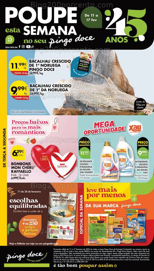 Antevisão Folheto PINGO DOCE Lojas Grandes Promoções de 11 a 17 fevereiro