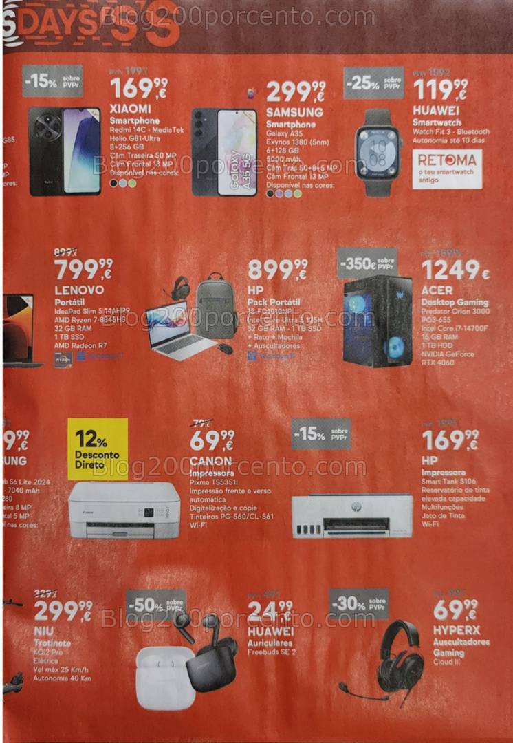 Antevisão Folheto WORTEN Promoções de 7 a 10 fevereiro