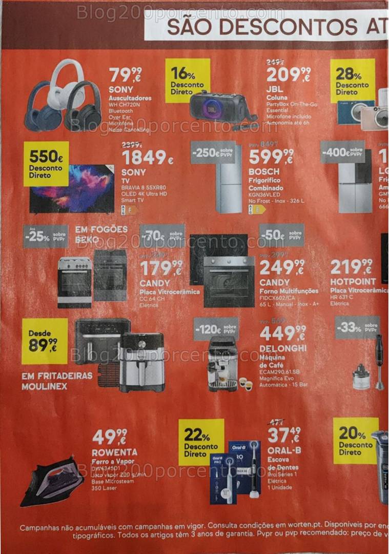 Antevisão Folheto WORTEN Promoções de 7 a 10 fevereiro