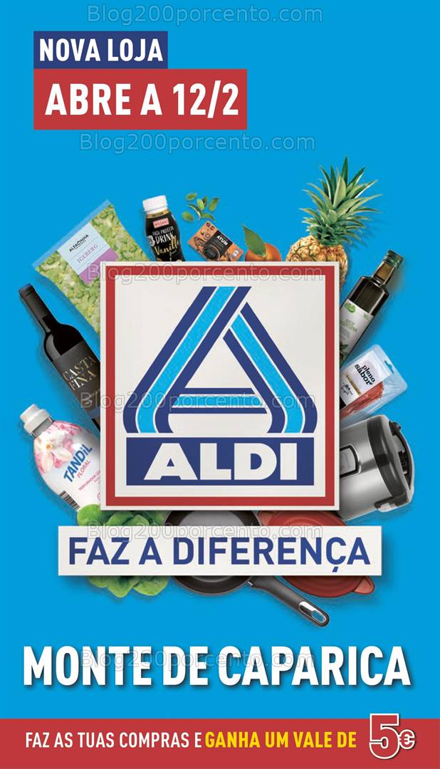 Antevisão Folheto ALDI Saldos de Abertura Promoções de 12 a 18 fevereiro