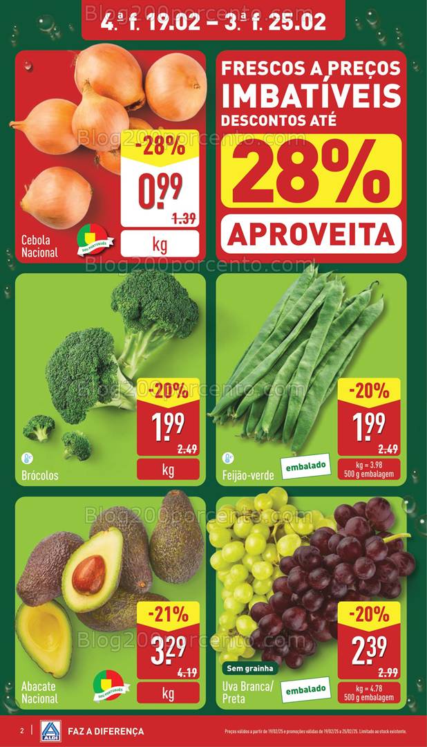 Antevisão Folheto ALDI Promoções de 19 a 25 fevereiro