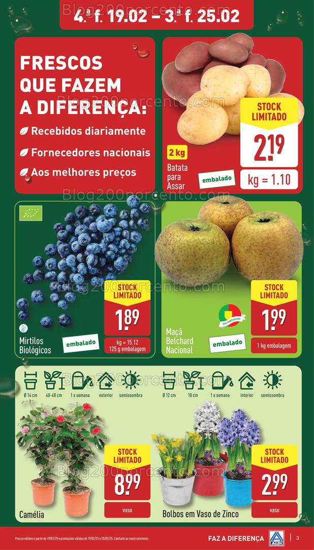 Antevisão Folheto ALDI Promoções de 19 a 25 fevereiro