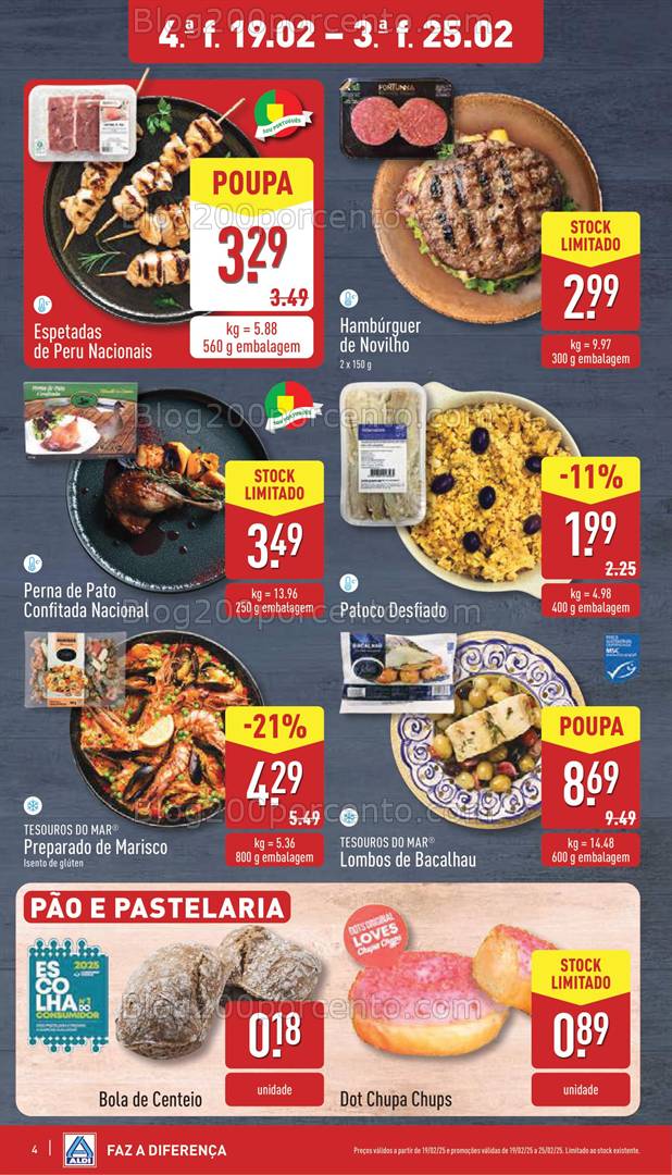 Antevisão Folheto ALDI Promoções de 19 a 25 fevereiro