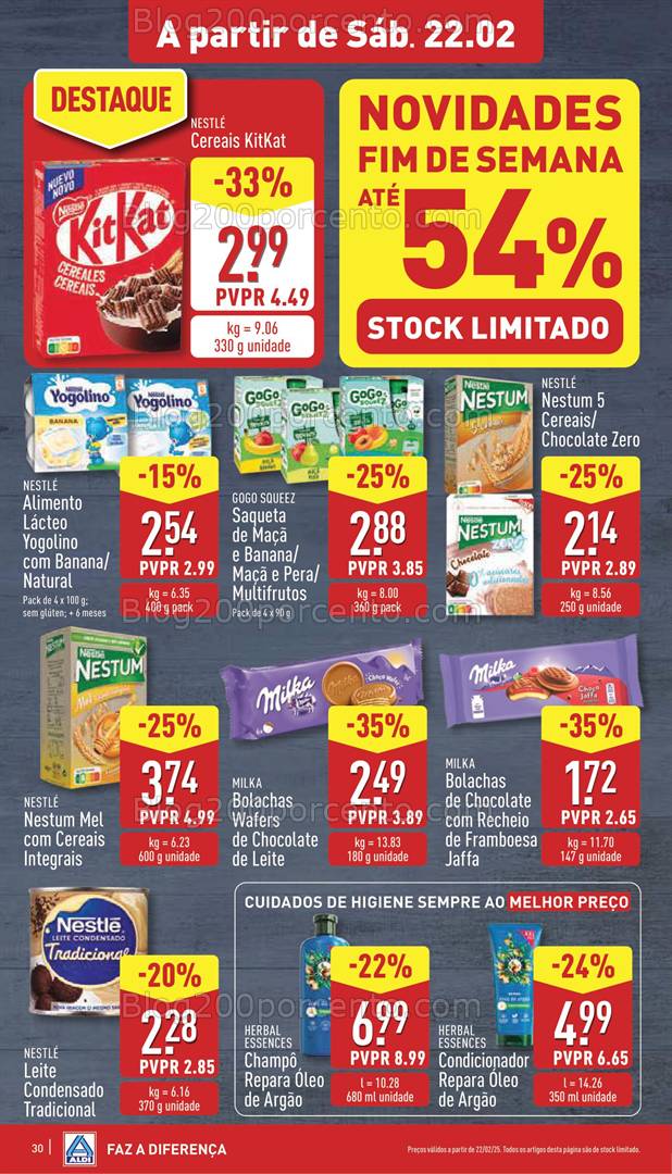 Antevisão Folheto ALDI Promoções de 19 a 25 fevereiro