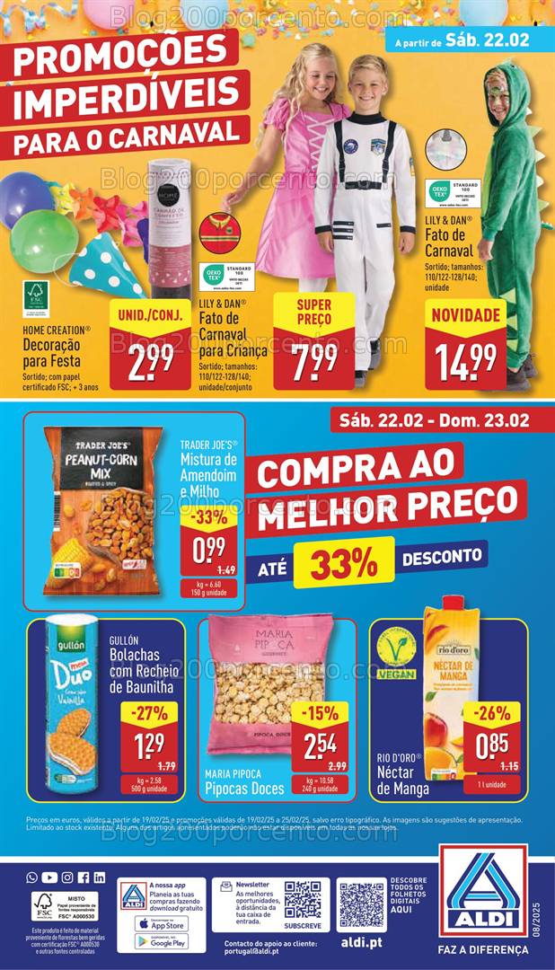 Antevisão Folheto ALDI Promoções de 19 a 25 fevereiro