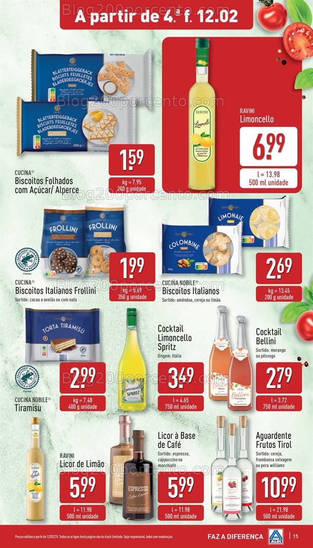 Antevisão Folheto ALDI Promoções de 12 a 18 fevereiro