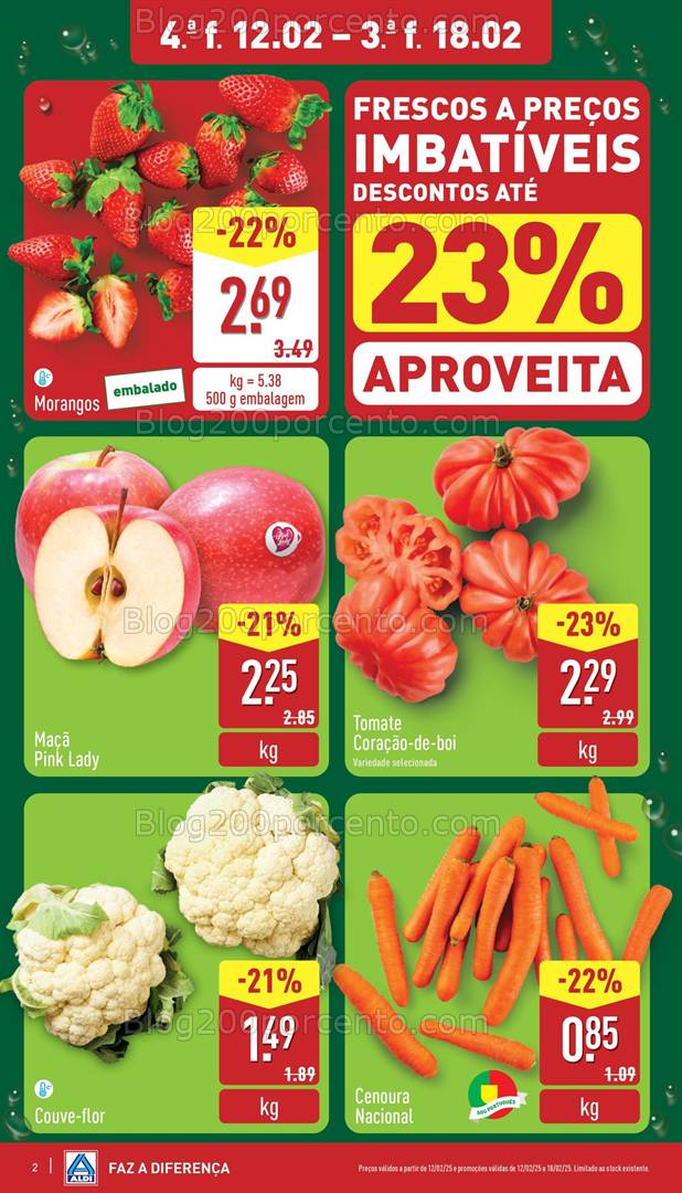 Antevisão Folheto ALDI Promoções de 12 a 18 fevereiro