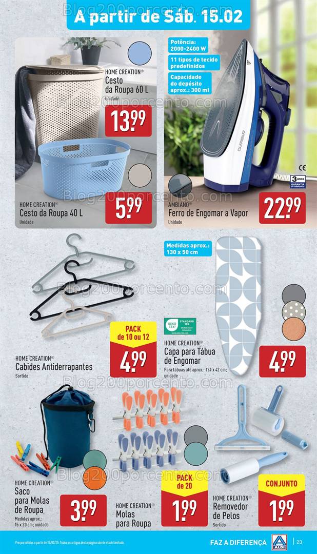 Antevisão Folheto ALDI Promoções de 12 a 18 fevereiro