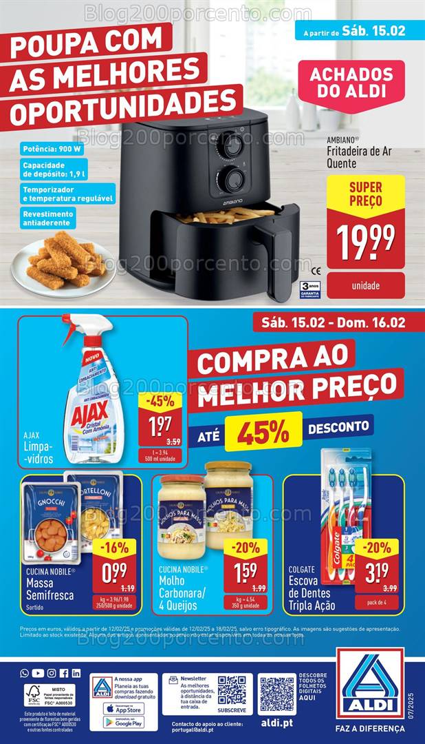 Antevisão Folheto ALDI Promoções de 12 a 18 fevereiro