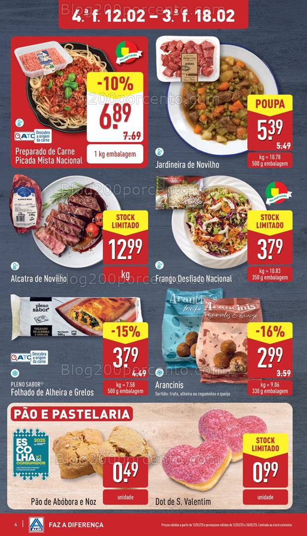 Antevisão Folheto ALDI Promoções de 12 a 18 fevereiro