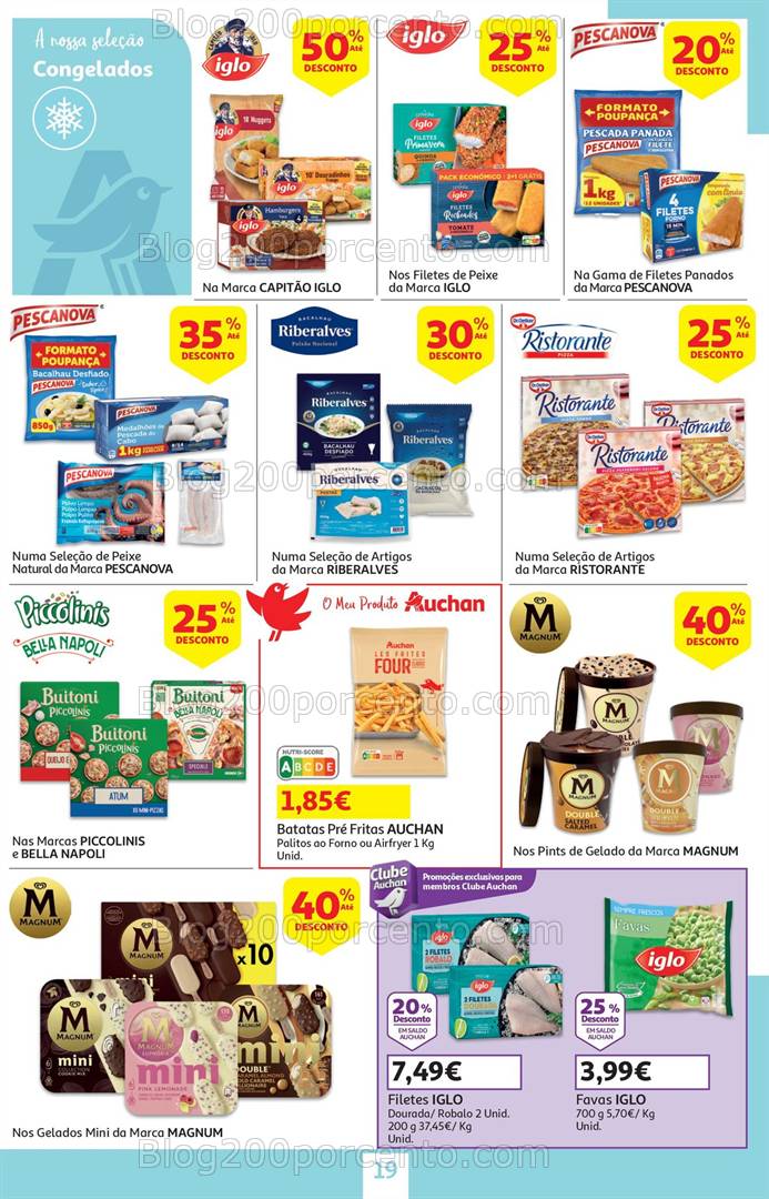 Antevisão Folheto AUCHAN Promoções de 13 a 27 fevereiro