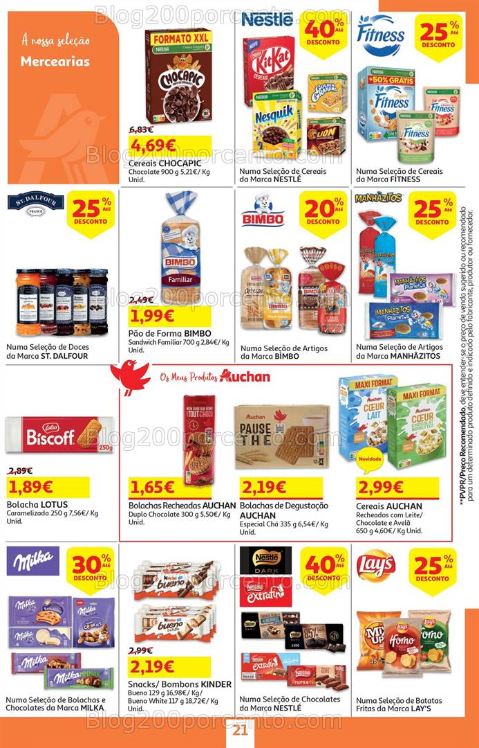 Antevisão Folheto AUCHAN Promoções de 13 a 27 fevereiro