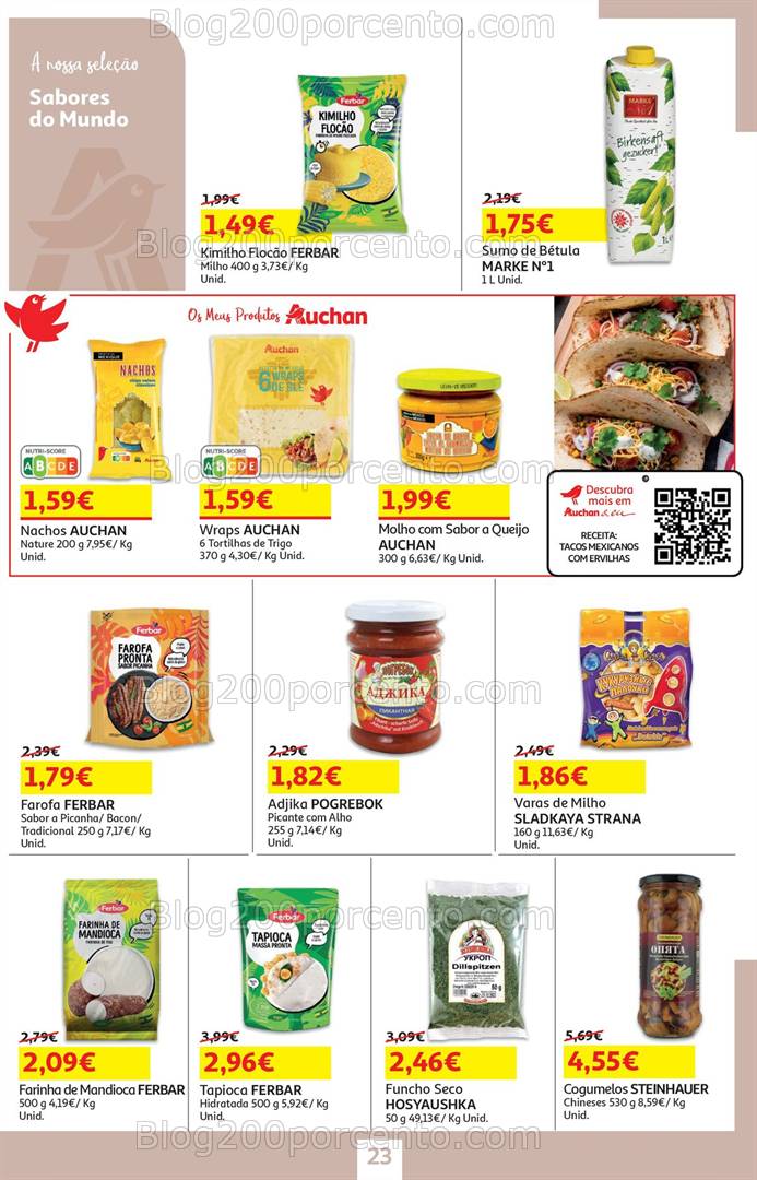 Antevisão Folheto AUCHAN Promoções de 13 a 27 fevereiro