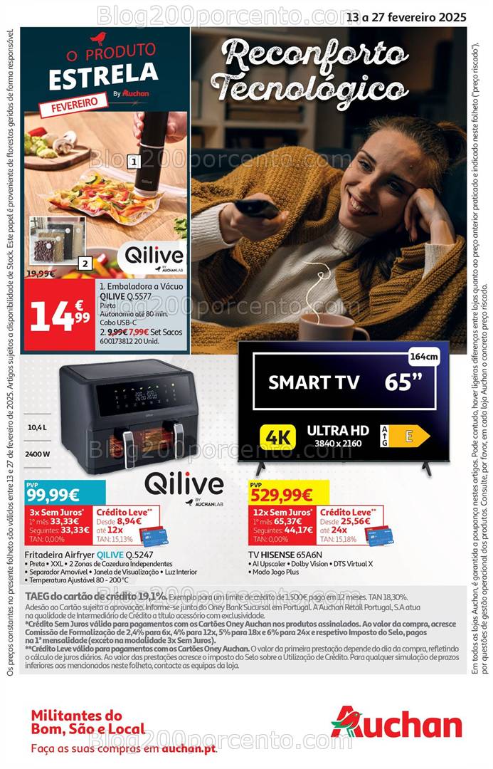 Antevisão Folheto AUCHAN Promoções de 13 a 27 fevereiro