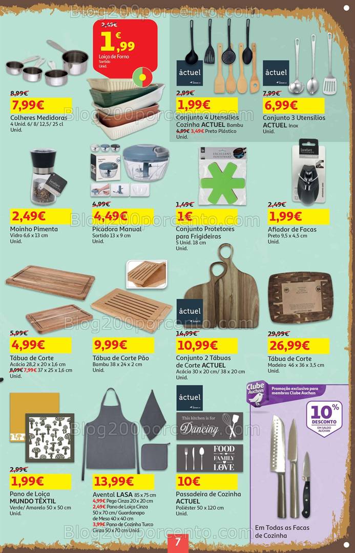 Antevisão Folheto AUCHAN Bazar Cozinha Promoções de 13 a 27 fevereiro