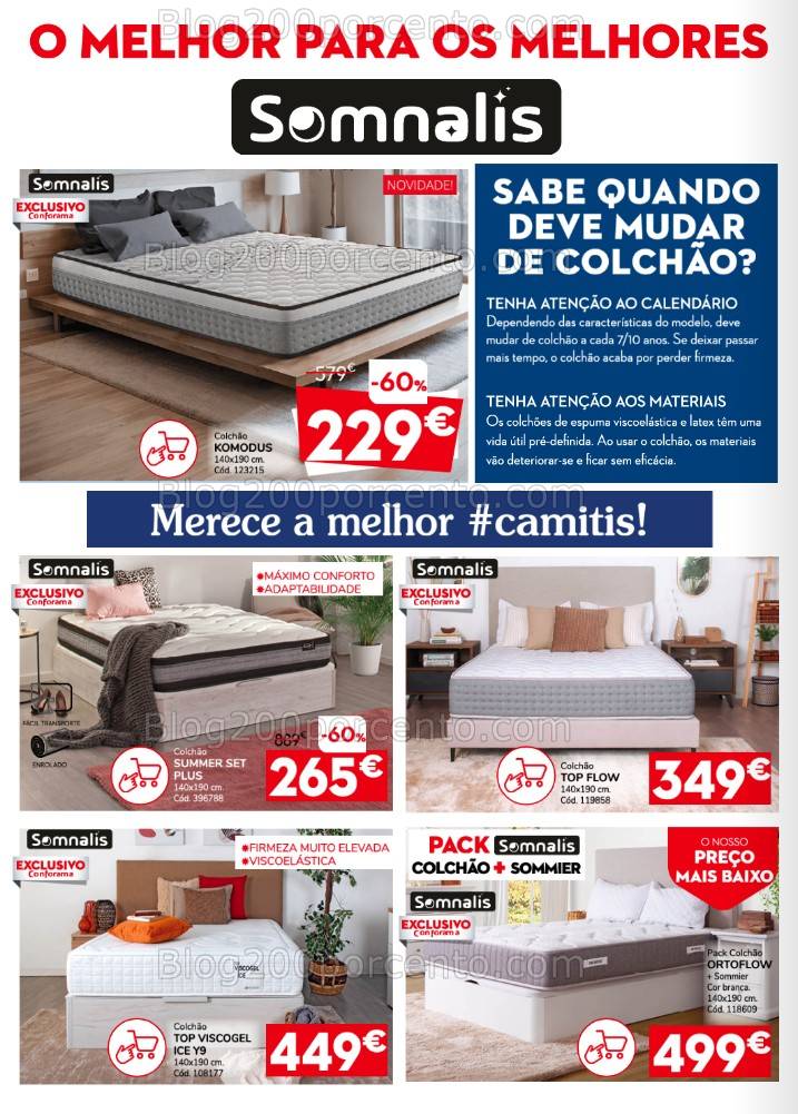 Antevisão Folheto CONFORAMA Promoções de 6 a 26 fevereiro