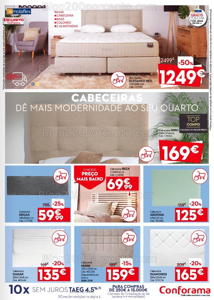 Antevisão Folheto CONFORAMA Promoções de 6 a 26 fevereiro