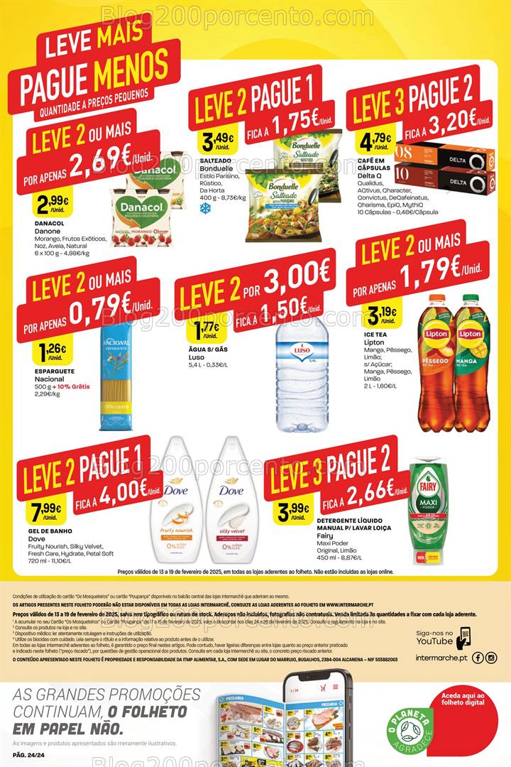 Antevisão Folheto INTERMARCHÉ Super Promoções de 13 a 19 fevereiro