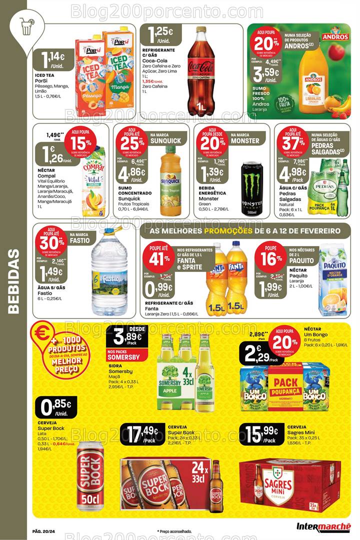 Antevisão Folheto INTERMARCHÉ Super Promoções de 6 a 12 fevereiro