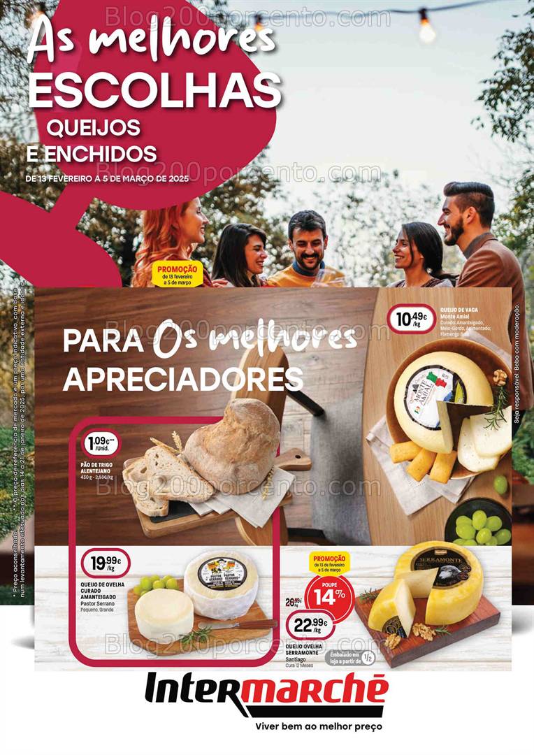 Antevisão Folheto INTERMARCHÉ Feira Sabores QEV Promoções de 13 fevereiro a 5 março