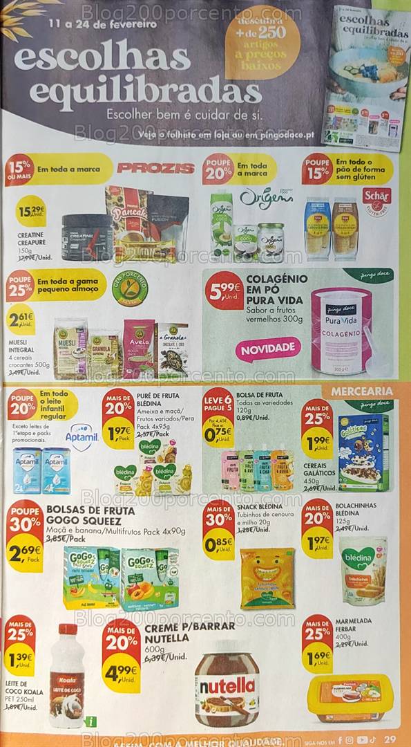 Antevisão Folheto PINGO DOCE Promoções de 11 a 17 fevereiro