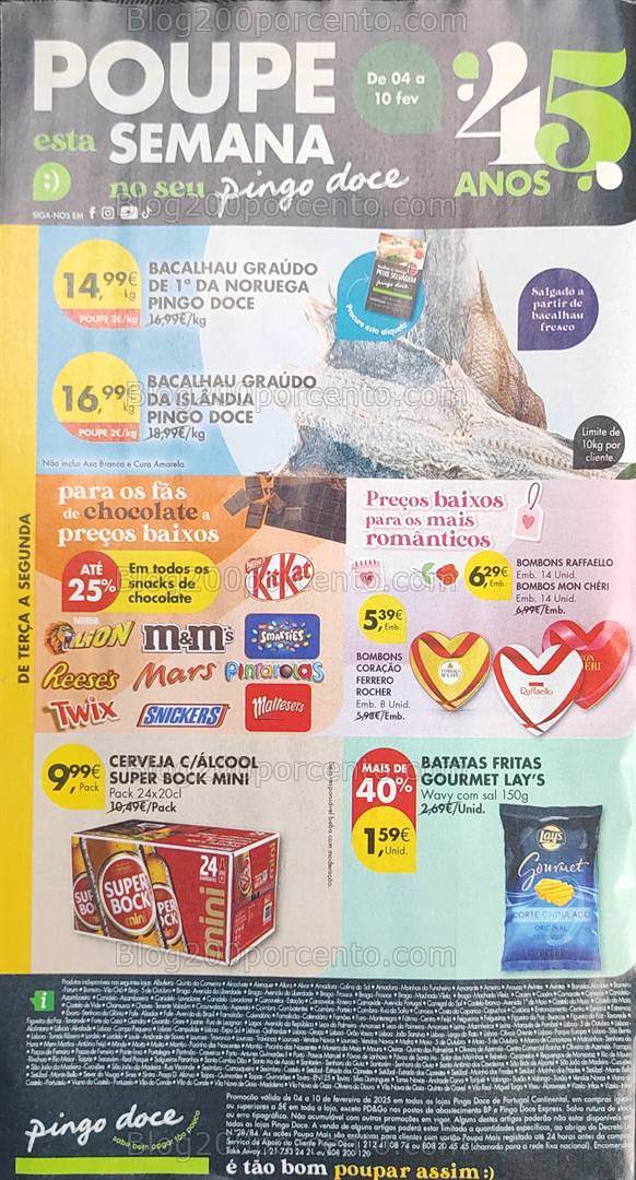 Antevisão Folheto PINGO DOCE Promoções de 4 a 10 fevereiro