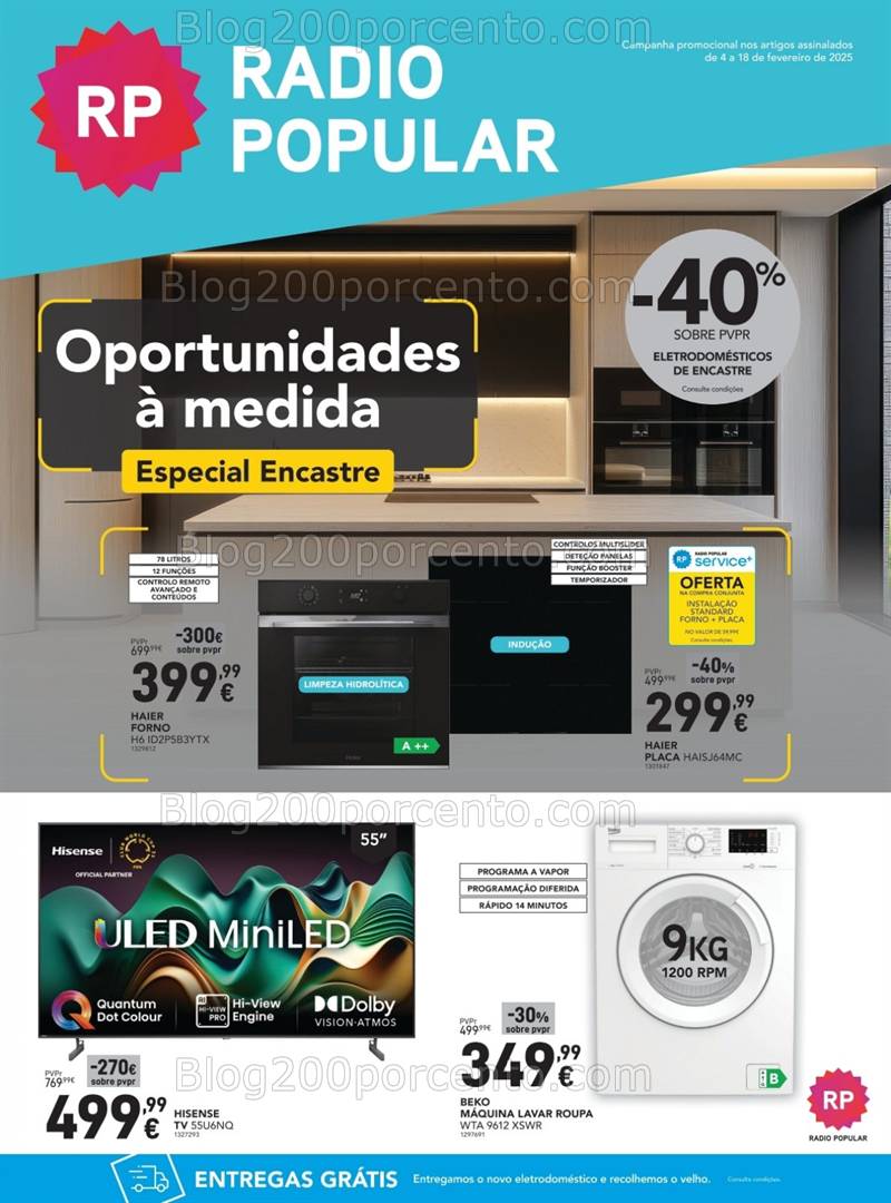 Antevisão Folheto RADIO POPULAR Promoções de 4 a 18 fevereiro