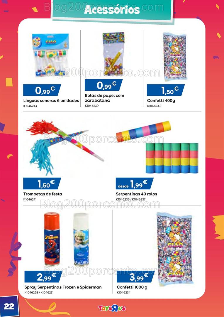 Antevisão Folheto TOYSRUS Carnaval Promoções até 4 março