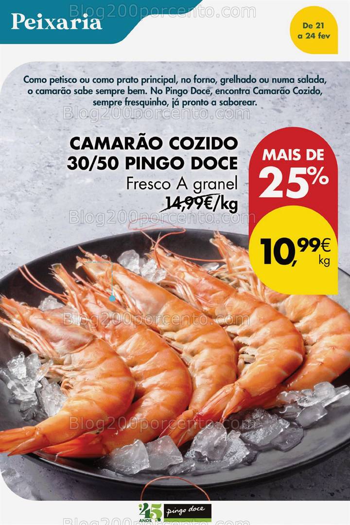 Antevisão Folheto PINGO DOCE Promoções Fim de Semana - 21 a 24 fevereiro