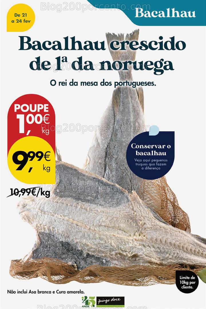 Antevisão Folheto PINGO DOCE Promoções Fim de Semana - 21 a 24 fevereiro