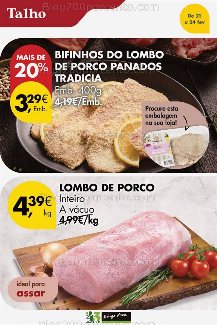 Antevisão Folheto PINGO DOCE Promoções Fim de Semana - 21 a 24 fevereiro