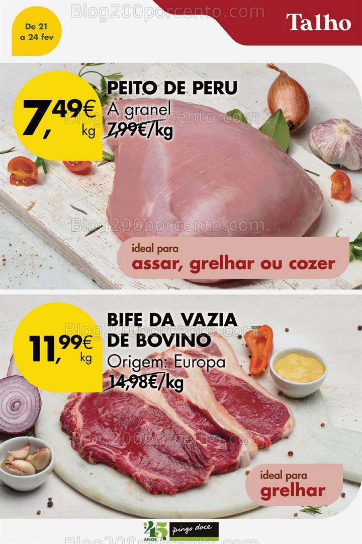 Antevisão Folheto PINGO DOCE Promoções Fim de Semana - 21 a 24 fevereiro