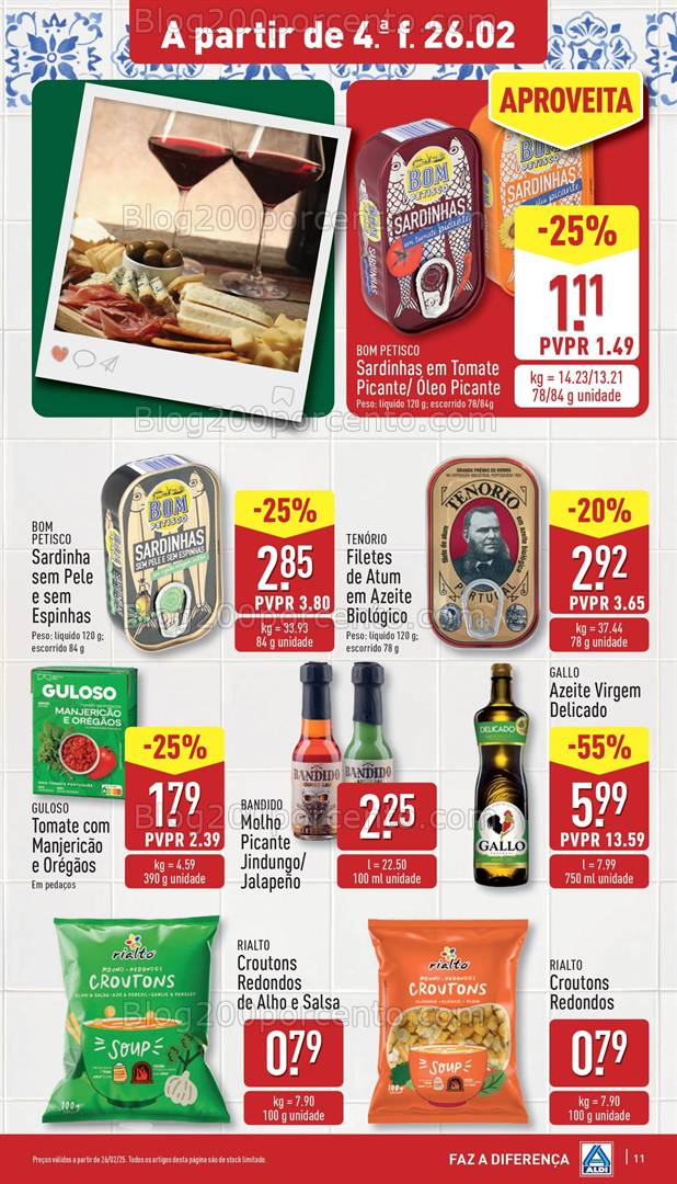 Antevisão Folheto ALDI Promoções de 26 fevereiro a 4 março