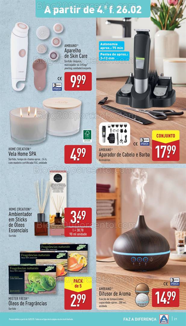 Antevisão Folheto ALDI Bazar Promoções de 26 fevereiro a 4 março