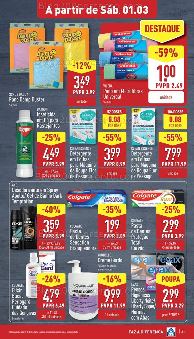 Antevisão Folheto ALDI Promoções de 26 fevereiro a 4 março