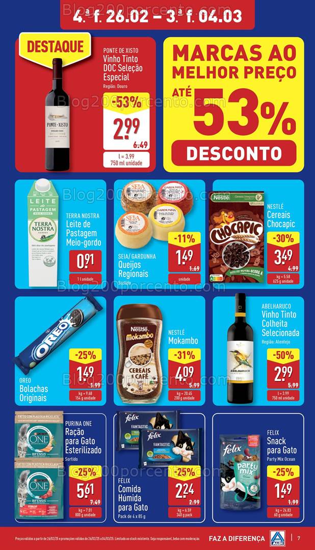 Antevisão Folheto ALDI Promoções de 26 fevereiro a 4 março