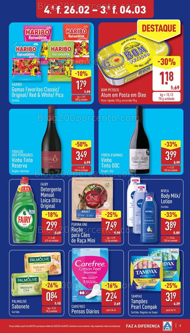 Antevisão Folheto ALDI Promoções de 26 fevereiro a 4 março