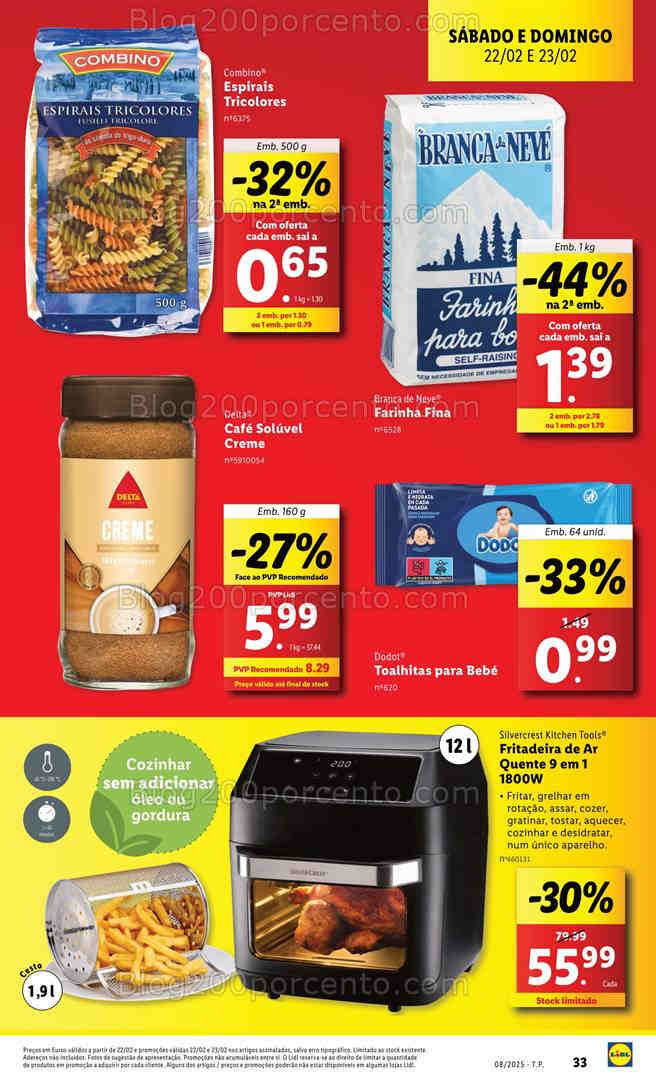 Antevisão Folheto LIDL Promoções Fim de Semana - 22 e 23 fevereiro