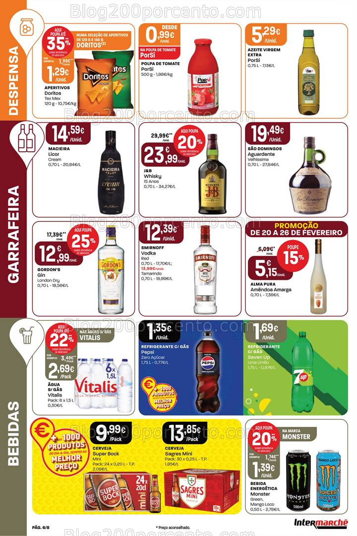 Antevisão Folheto INTERMARCHÉ Mini Promoções de 20 a 26 fevereiro