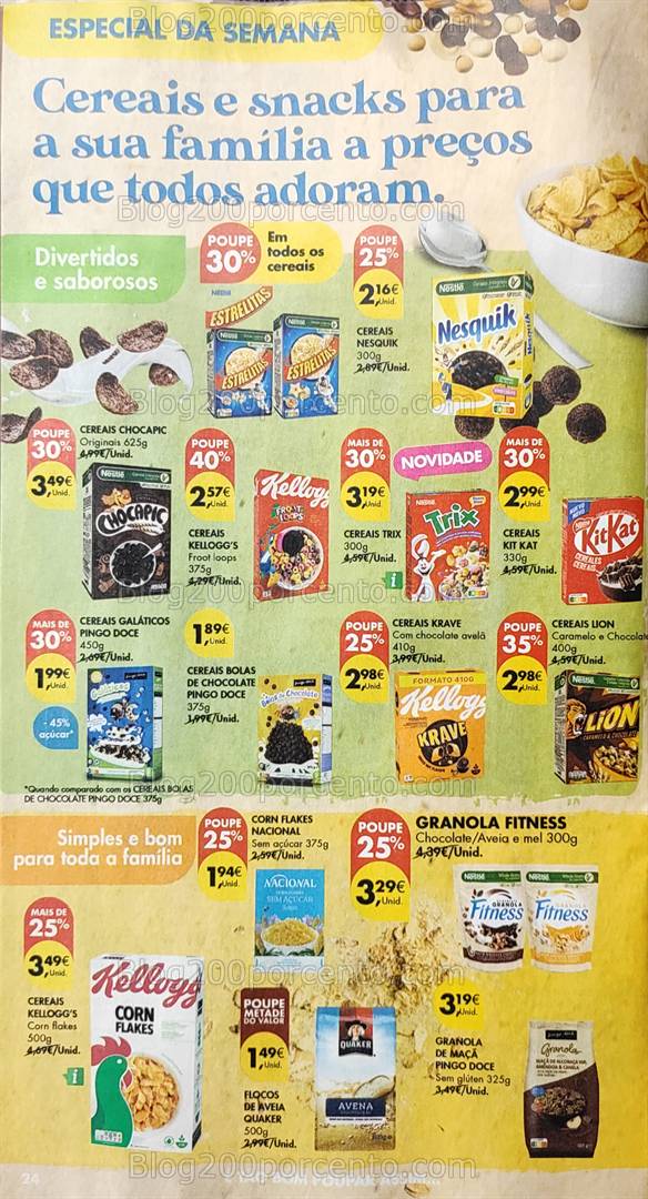 Antevisão Folheto PINGO DOCE Especial da Semana Promoções de 18 a 24 fevereiro
