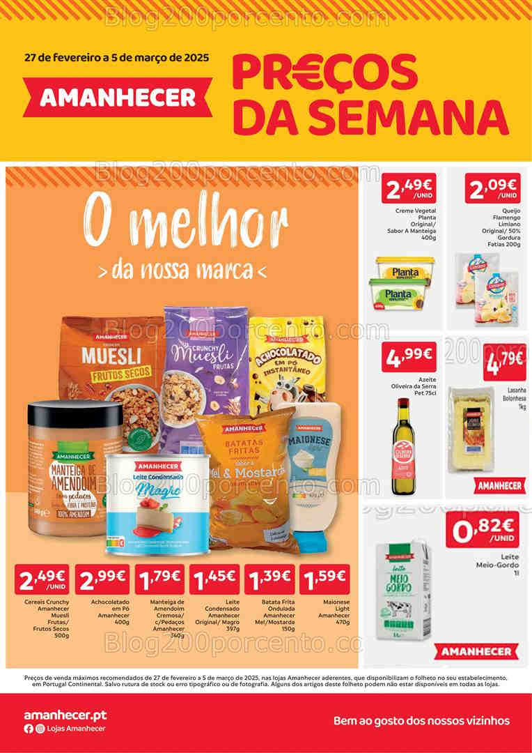 Antevisão Folheto AMANHECER Promoções de 27 fevereiro a 5 março