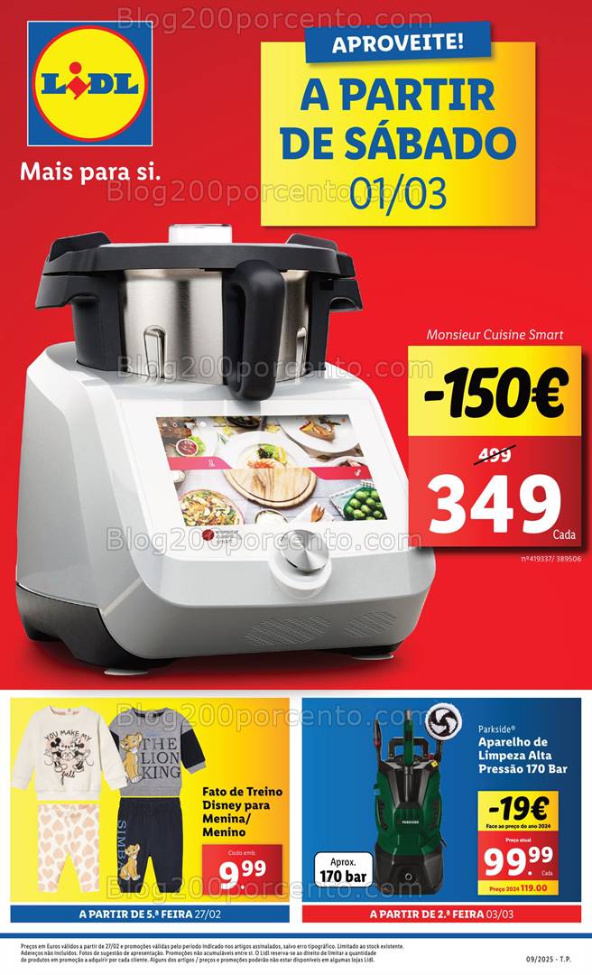 Antevisão Folheto LIDL Bazar Promoções de 27 fevereiro a 5 março