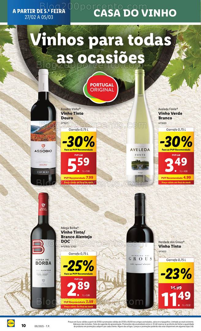 Antevisão Folheto LIDL Promoções de 27 fevereiro a 5 março