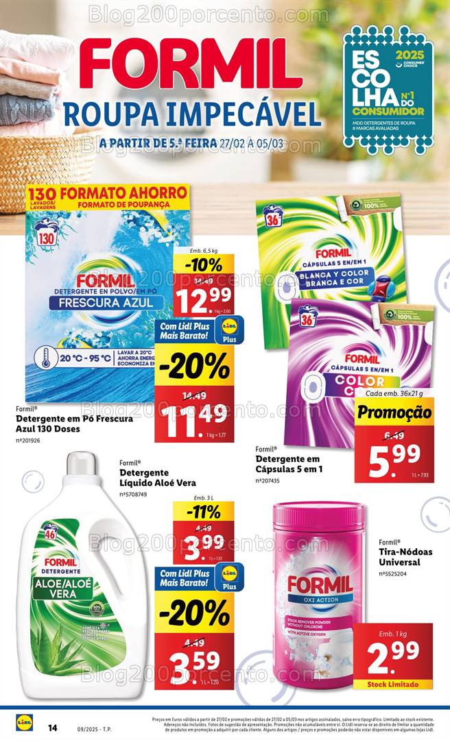 Antevisão Folheto LIDL Especial Limpeza Promoções de 27 fevereiro a 5 março